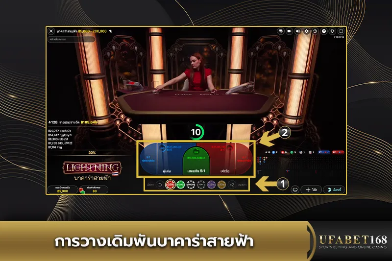 การวางเดิมพันบาคาร่าสายฟ้า