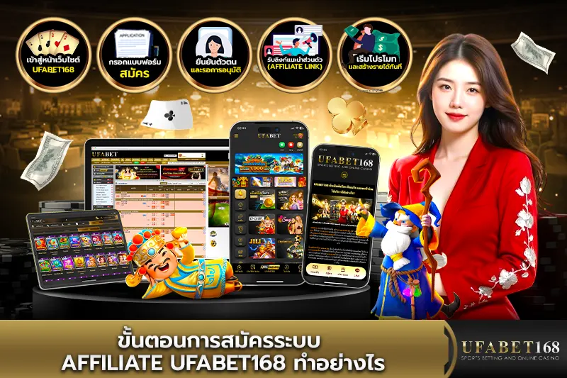 ขั้นตอนการสมัครระบบ Affiliate UFABET168