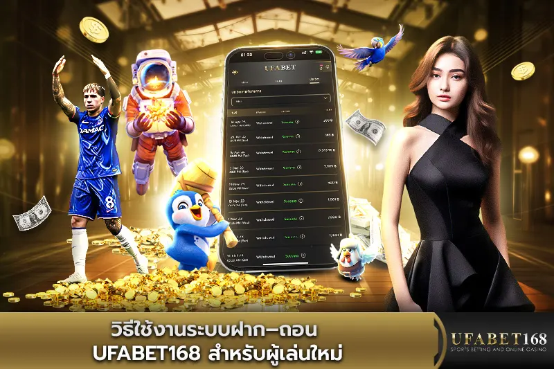 วิธีใช้งานระบบฝาก–ถอน UFABET168