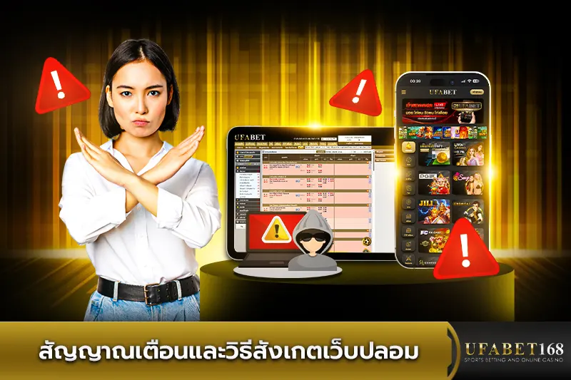 สัญญาณเตือนและวิธีสังเกตเว็บปลอม UFABET